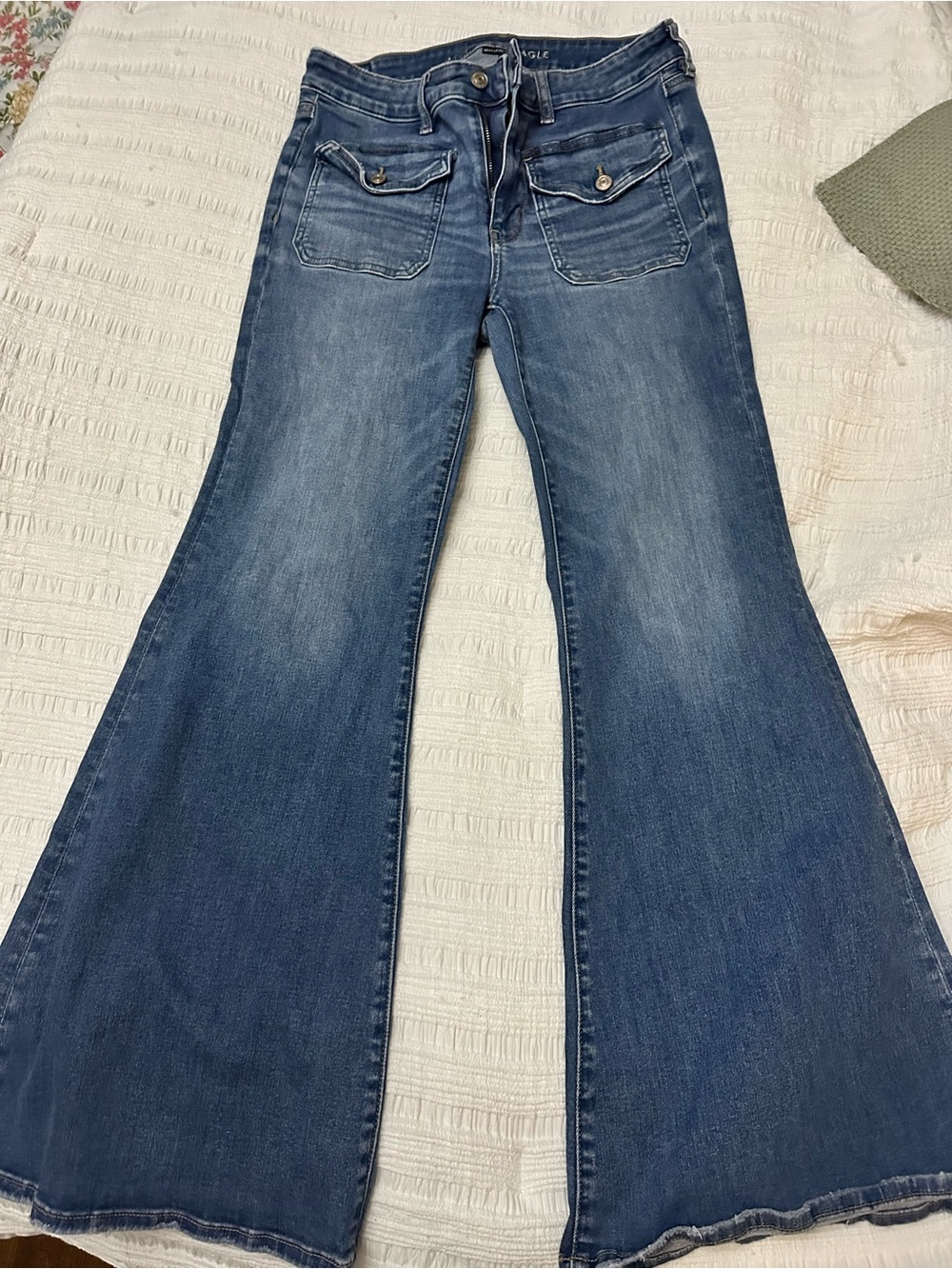 American Eagle Outfitters Dark Blue Flare Jeans
